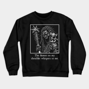 Sorcerer With A Demon Crewneck Sweatshirt